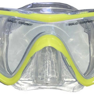 BROTHER Brýle potápěčské silikonové univerzální žluté na potápění do vody