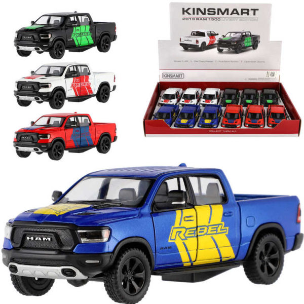 KINSMART Auto model 1:46 2019 Dodge RAM 1500 kov PB 13cm 4 barvy