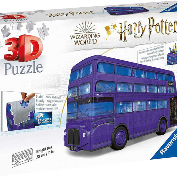 RAVENSBURGER Puzzle 3D Autobus Harry Potter stojánek na tužky 216 dílků