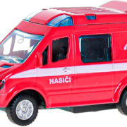 Auto hasiči / policie / ambulance sanitka CZ zpětný chod 8cm 3 druhy kov