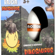 Vejce dinosaurus 6cm zvířátko ve vejci rostoucí a líhnoucí se ve vodě