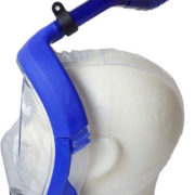 ACRA Celoobličejová potápěčská maska se šnorchlem vel. L modrá