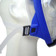 ACRA Celoobličejová potápěčská maska se šnorchlem vel. S modrá junior
