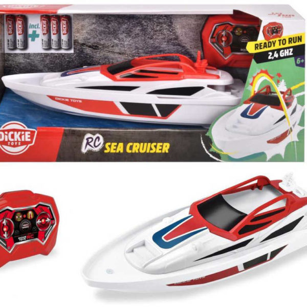 DICKIE RC loď Sea Cruiser na vysílačku 2,4GHz do vody na baterie