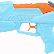 Pistole vodní stříkací 19cm se zásobníkem na vodu 2 barvy plast