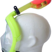 ACRA Celoobličejová potápěčská maska se šnorchlem vel. S žlutá junior