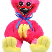 PLYŠ Huggy Wuggy 43cm růžová příšerka na suchý zip *PLYŠOVÉ HRAČKY*