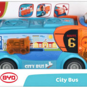 DICKIE ABC Baby městský autobus 22cm s chrastítkem volný chod plast