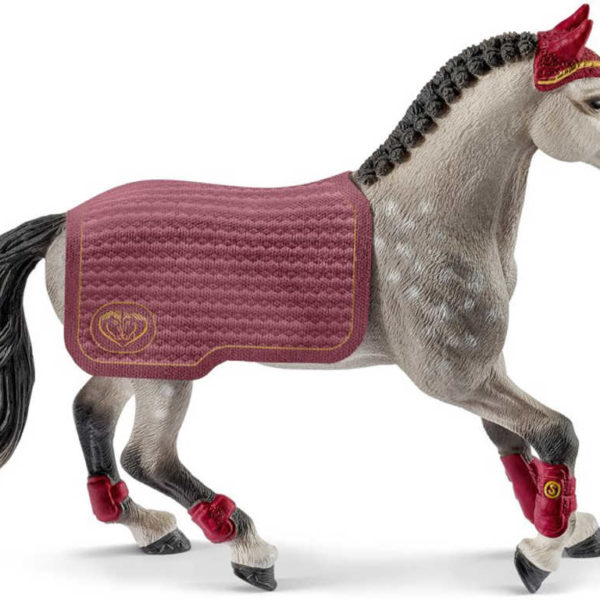 SCHLEICH Koník turnajová kobyla Trakénského koně figurka ručně malovaná