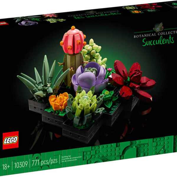 LEGO CREATOR Expert Sukulenty pro dospělé 10309 STAVEBNICE