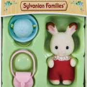 Sylvanian Families Chocolate baby králíček Creme set s doplňky v krabici
