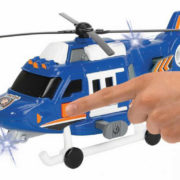 DICKIE Vrtulník policejní záchranářský 18cm na baterie Světlo Zvuk
