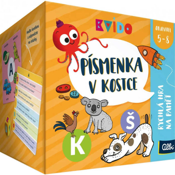 ALBI HRA Kvído - Písmenka v kostce *SPOLEČENSKÉ HRY*