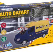 Auto dodávka 22cm Datart na setrvačník na baterie 1:16 Světlo Zvuk CZ kov