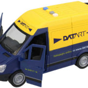 Auto dodávka 22cm Datart na setrvačník na baterie 1:16 Světlo Zvuk CZ kov