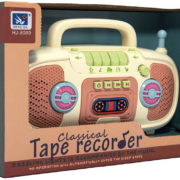 Radio (kazeťák) dětský retro radiomagnetofon s písničkami na baterie Světlo Zvuk