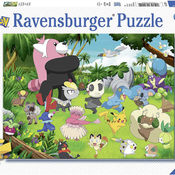 RAVENSBURGER Puzzle XXL Divocí Pokémoni 49x36cm skládačka 300 dílků