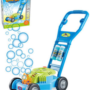 Sekačka na trávu bublifuk 2v1 na baterie set s náplní 0,5l maxi bubliny