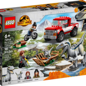 LEGO JURASSIC WORLD Odchyt velociraptorů Blue a Bety 76946 STAVEBNICE