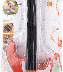 Kytara dětská rocková elektrická 44cm na kartě plast *HUDEBNÍ NÁSTROJE*