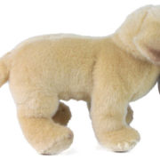 PLYŠ Pes labrador světlý 20cm stojící Eco-Friendly *PLYŠOVÉ HRAČKY*