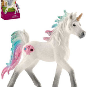 SCHLEICH Koník mořský jednorožec hříbě figurka ručně malovaná