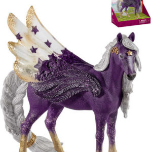 SCHLEICH Koník okřídlený hvězdný Pegas klisna figurka ručně malovaná