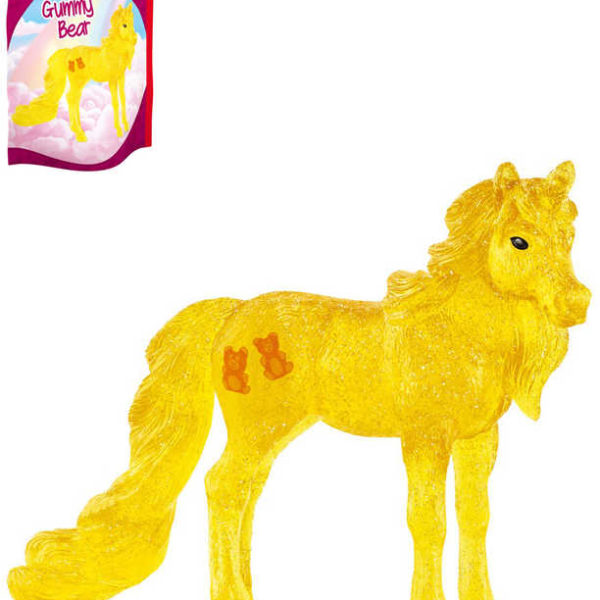 SCHLEICH Koník jednorožec Gummy Bear figurka ručně malovaná