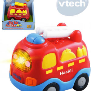 VTECH Baby autíčko Tut Tut Hasiči 8cm mluvící zpívající CZ na baterie Světlo Zvuk