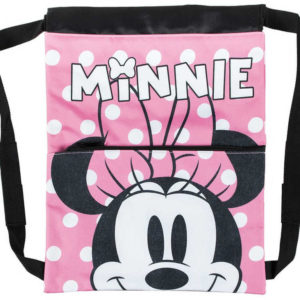 Sáček na přezůvky Minnie Mouse sportovní stahovatelný vak na záda 27x33cm