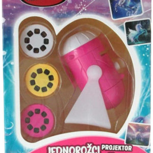 Foto projektor Jednorožci 24 obrázků na baterie Světlo plast v krabici