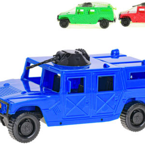 Auto terénní vojenské SUV 23cm 3 barvy plast v síťce