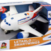 Letadlo Smartwings 20cm na setrvačník hlas posádky CZ na baterie Světlo Zvuk