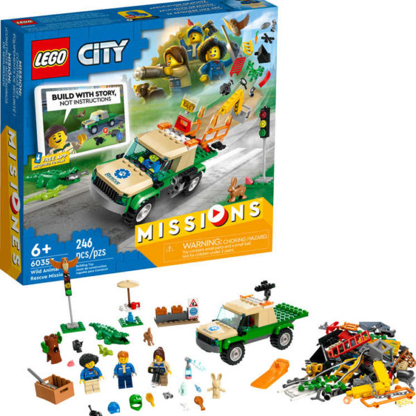 LEGO CITY Záchranné mise v divočině 60353 STAVEBNICE