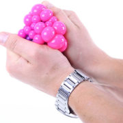 Míček antistresový bublinový síťkový 6cm na mačkání mění barvu 4 barvy