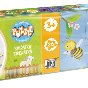 JIRI MODELS Puzzle naučné Zvířátka pro předškoláky 26 dílků