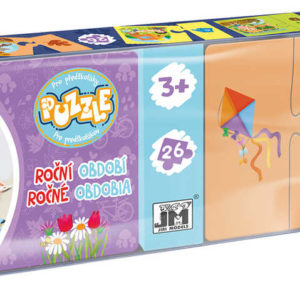 JIRI MODELS Puzzle naučné Roční období pro předškoláky 26 dílků