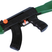 Samopal vojenský 37cm dětská zbraň plastová na setrvačník