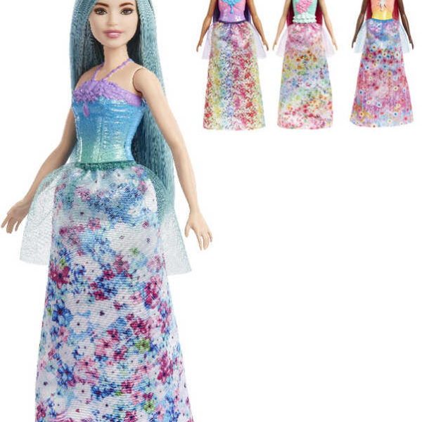 MATTEL BRB Panenka Barbie kouzelná princezna Dreamtopia 4 druhy