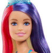 MATTEL BRB Panenka Barbie princezna / mořská panna dlouhé vlasy 2 druhy