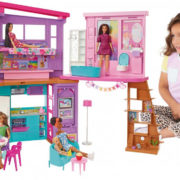 MATTEL BRB Barbie Párty dům v Malibu skládací herní set s doplňky