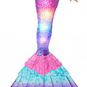 MATTEL BRB Panenka Barbie mořská panna blikající na baterie Světlo