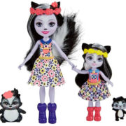 MATTEL Enchantimals herní set panenka + sestřička se 2 zvířátky 5 druhů