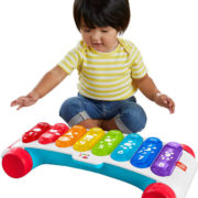 FISHER PRICE Baby xylofon obří tahací 2v1 na baterie Světlo Zvuk