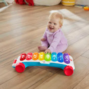 FISHER PRICE Baby xylofon obří tahací 2v1 na baterie Světlo Zvuk