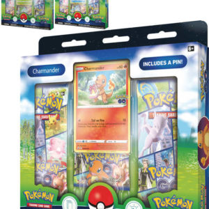 ADC Pokémon TCG: GO Pin Collection set 3x booster s doplňky 3 druhy