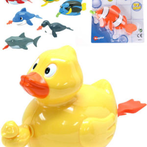 Zvířátko baby natahovací do vody 17cm plave ve vodě různé druhy