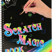 Notes magický duhový kreativní set se škrabacím perem 10 listů A4