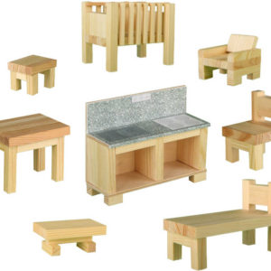 WALACHIA Nábytek W50 Creative Kit DŘEVĚNÁ STAVEBNICE