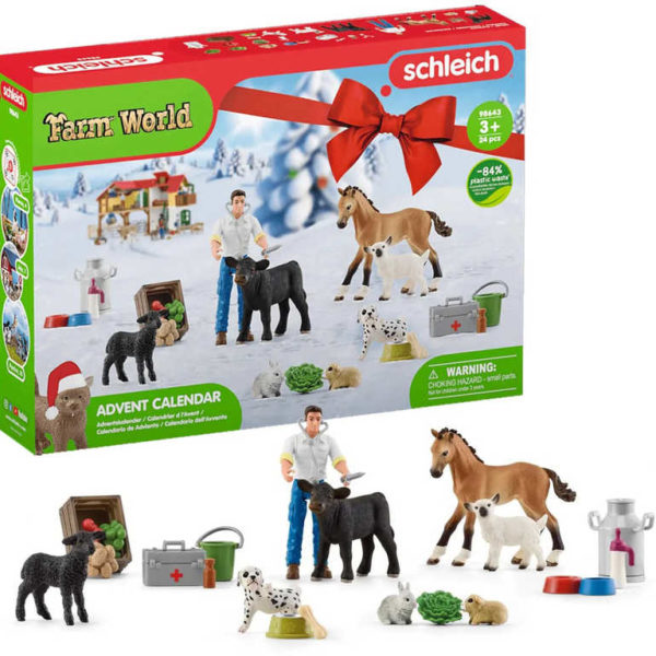 SCHLEICH Adventní kalendář Farm World 24 okének s překvapením